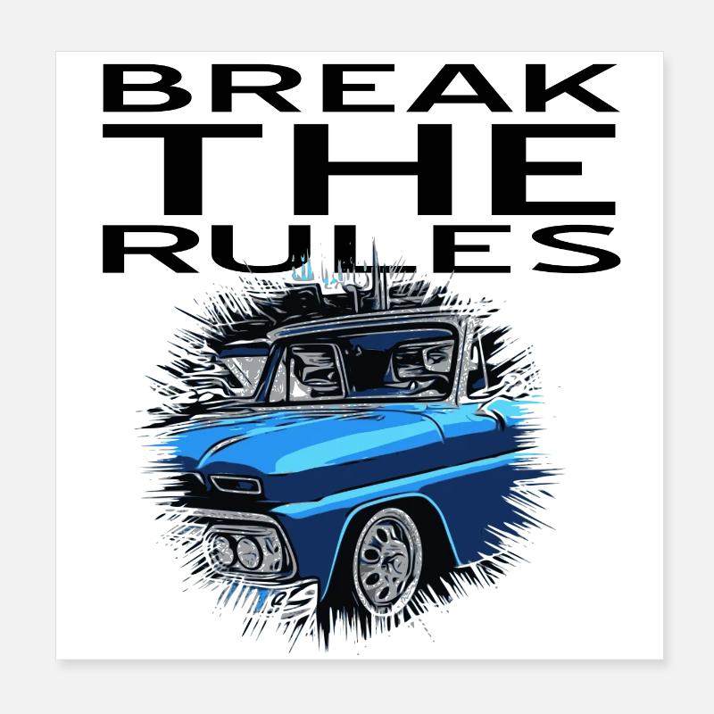 Auto Poster 20x20 cm