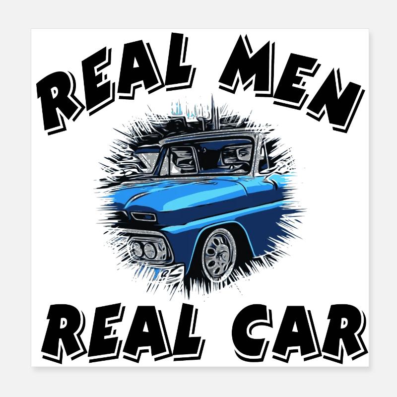 Voiture Poster 20 x 20 cm