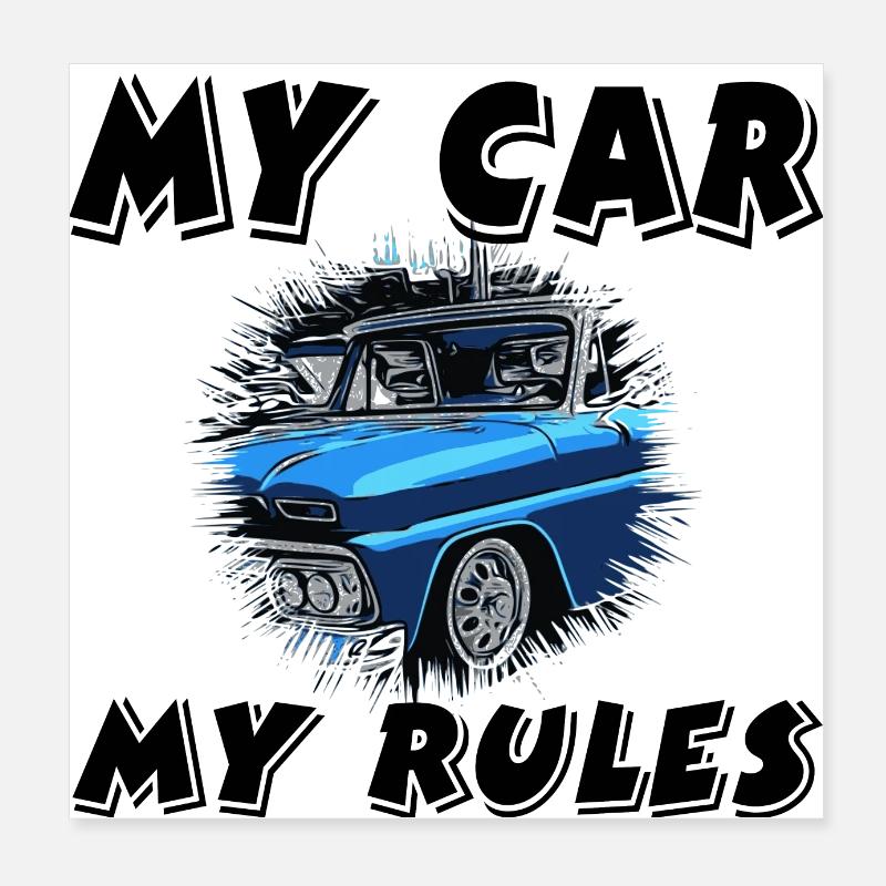 Auto Poster 20x20 cm