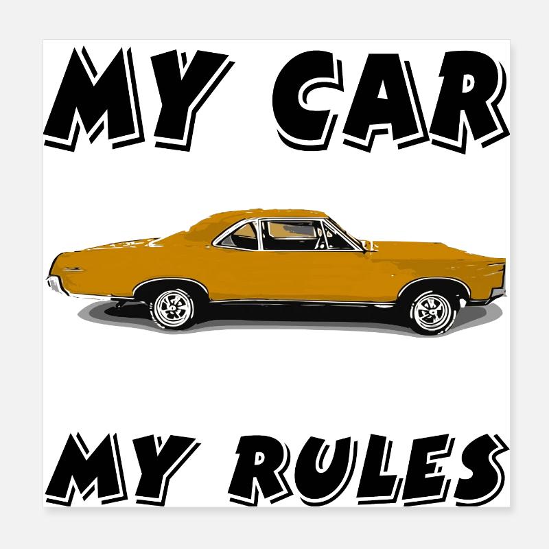 Auto Poster 20x20 cm