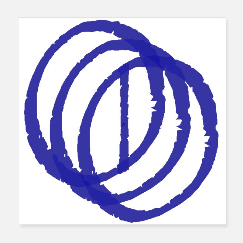 Three Rings Poster 20x20 cm