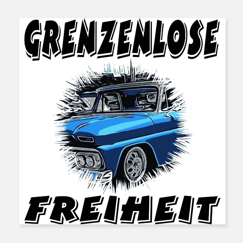 Auto Poster 20x20 cm