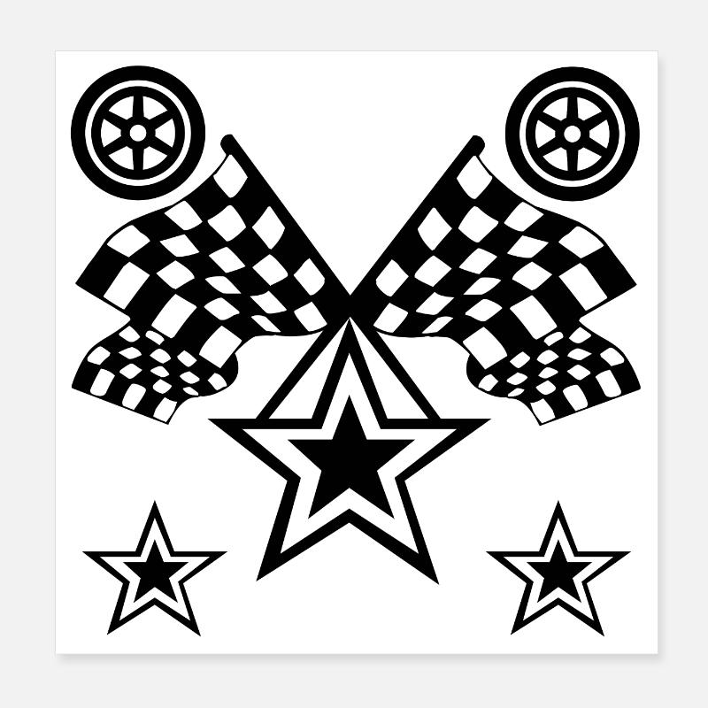 Auto Poster 20x20 cm