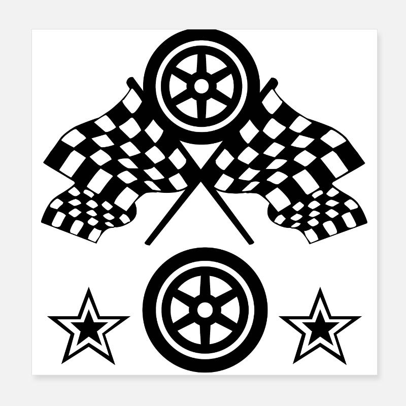 Auto Poster 20x20 cm