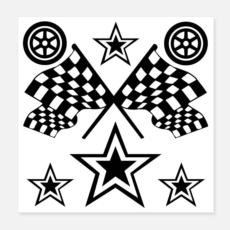 Auto Poster 20x20 cm