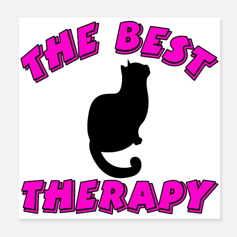 Cat Poster 8" x 8" (20x20 cm)