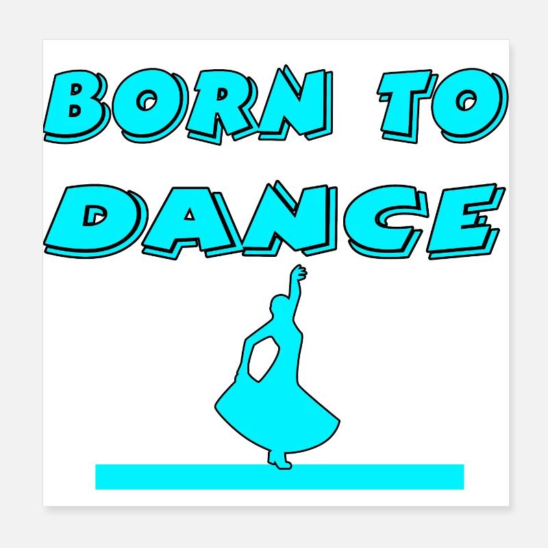 Danser Poster 20 x 20 cm