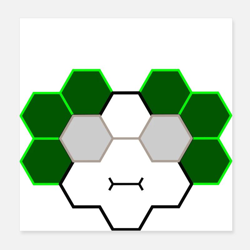 Me looking impressed Poster 8" x 8" (20x20 cm)