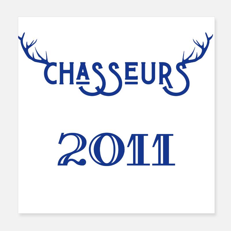 Anniversaire chasseur 2011 Poster 20 x 20 cm