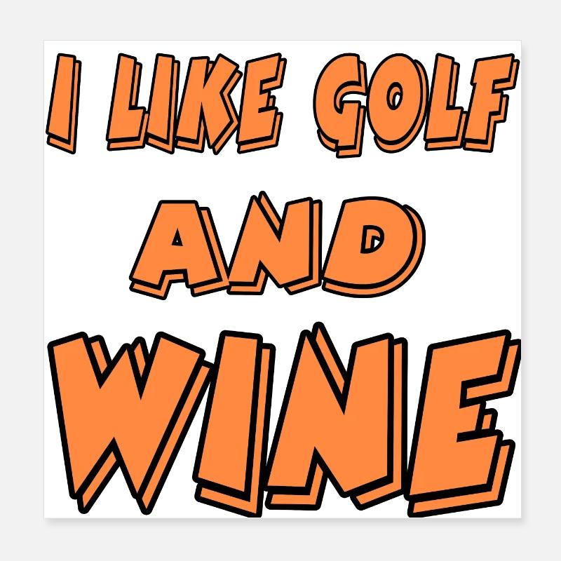 Golfe Poster 20 x 20 cm