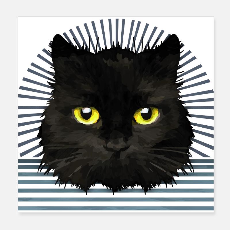 Katze Poster 20x20 cm