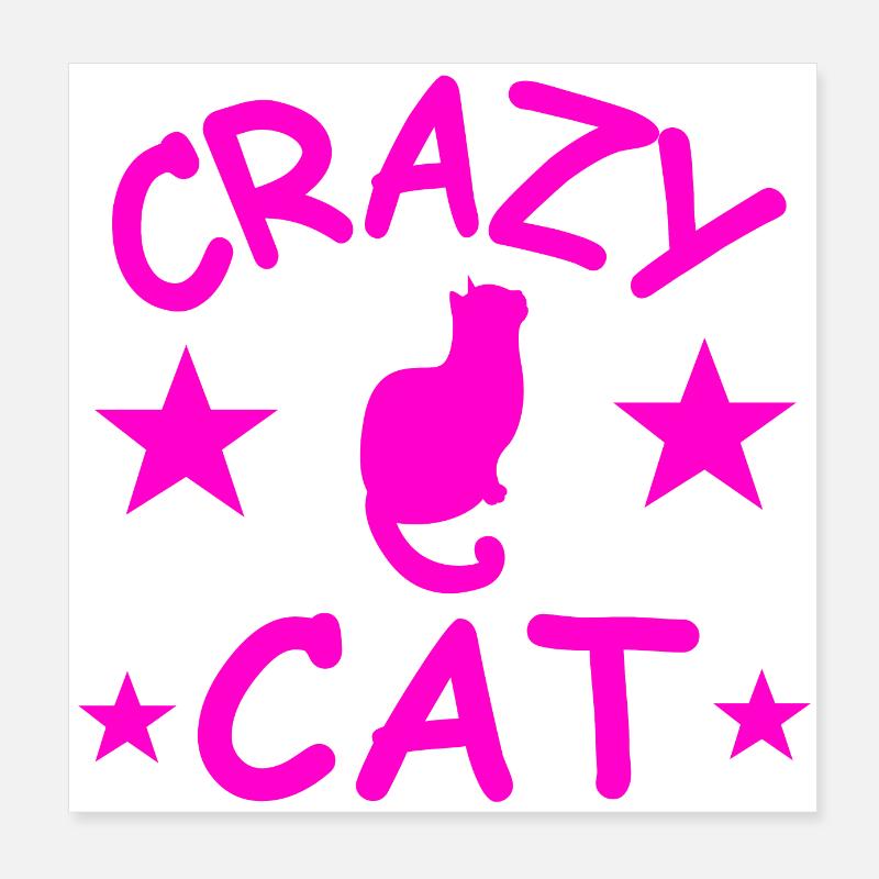 Chat Poster 20 x 20 cm