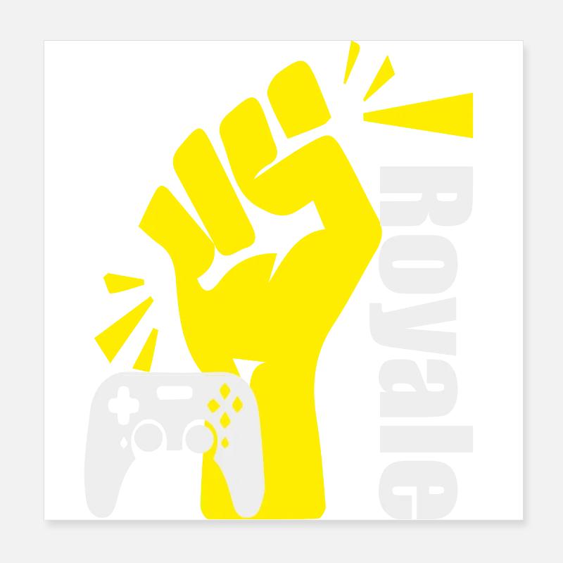 Victory Royale Poster 8" x 8" (20x20 cm)