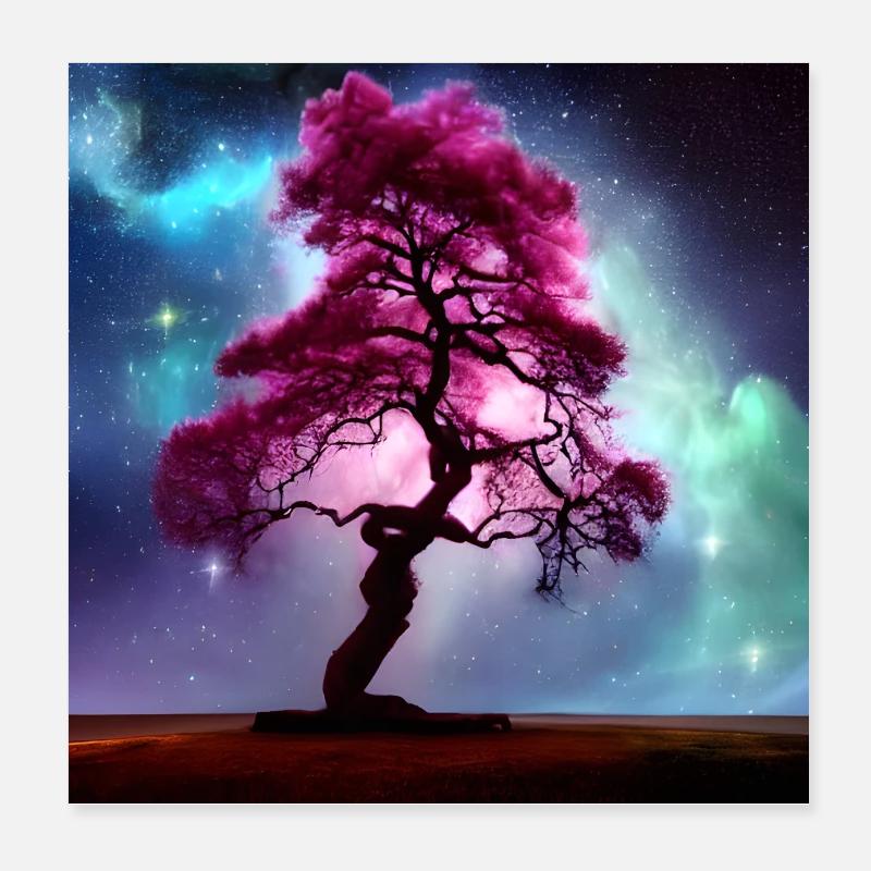 Arbre mystique Poster 20 x 20 cm