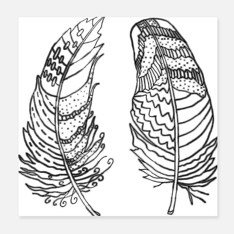 Pen Poster 8" x 8" (20x20 cm)