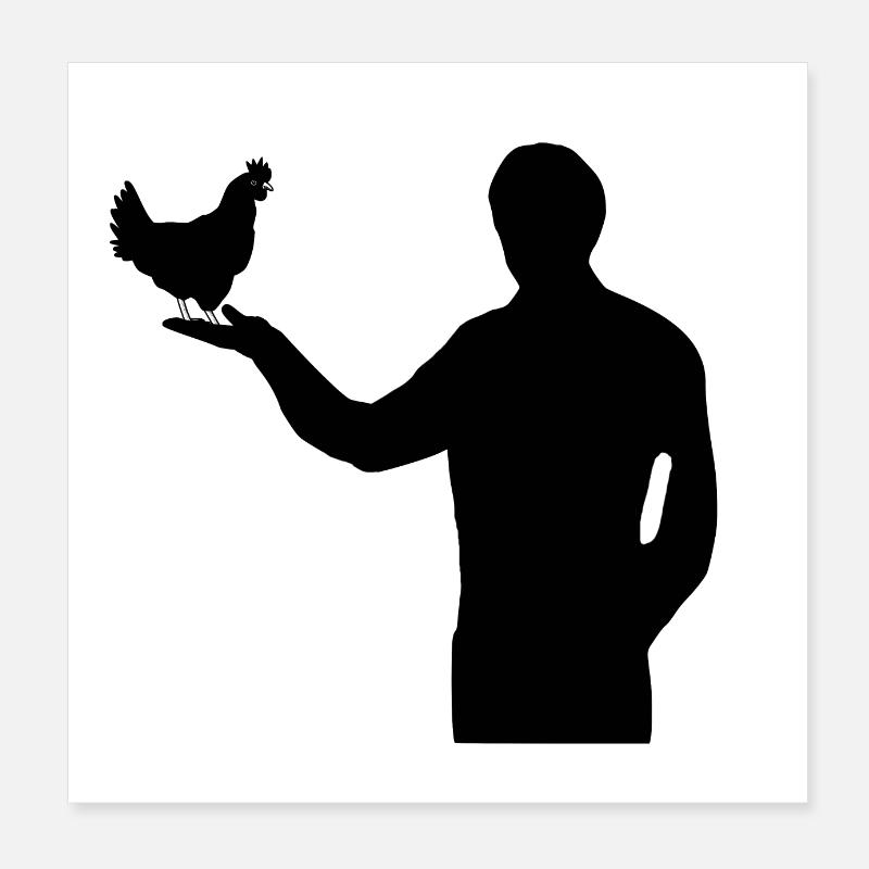 Ferme Poster 20 x 20 cm