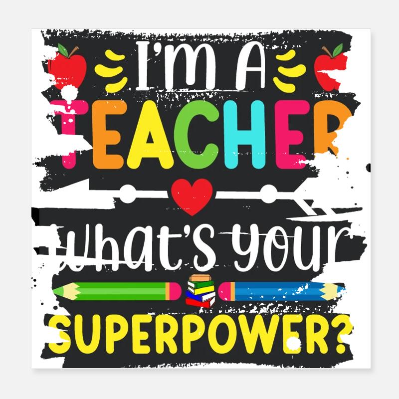 Étudiant 2023 Diplôme d’école d’enseignant d’étudiant du secondaire Poster 20 x 20 cm