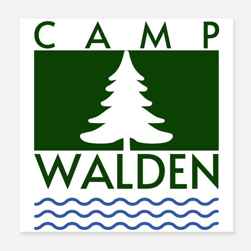 Camp Walden Poster 20 x 20 cm