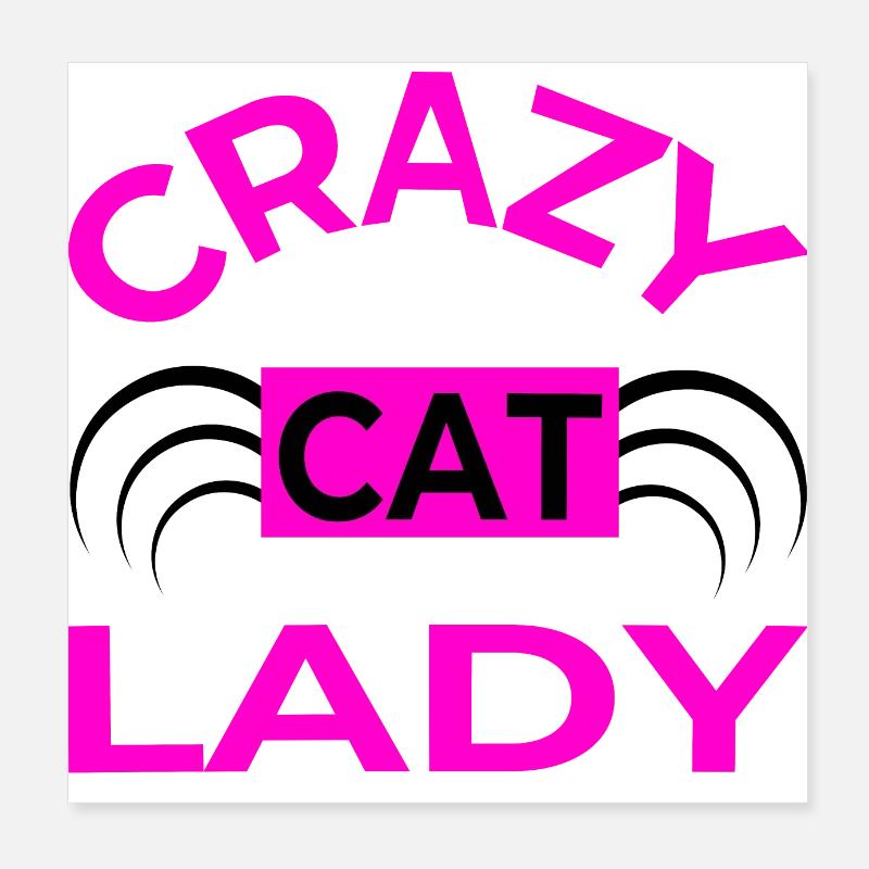 Katze Poster 20x20 cm