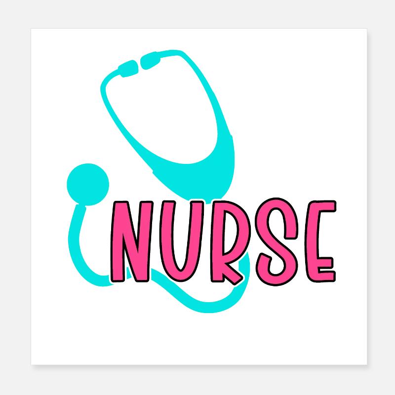 Nurse 07 01 Poster 8" x 8" (20x20 cm)