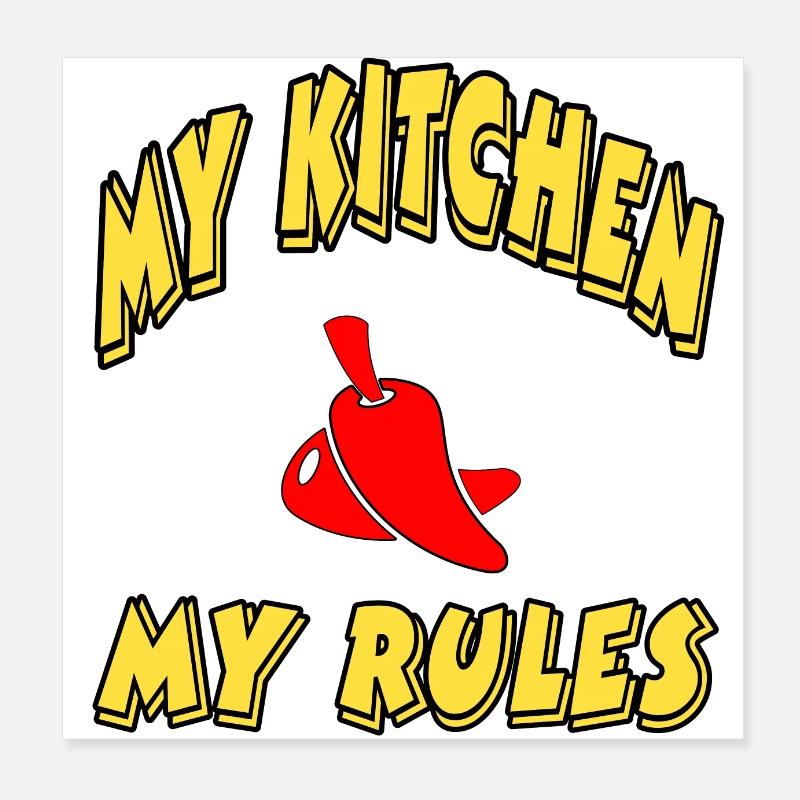 Cuisine Poster 20 x 20 cm