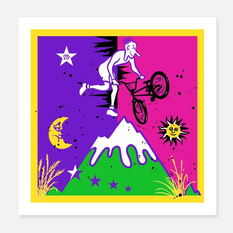 HOFFMAN BMX Poster 8" x 8" (20x20 cm)