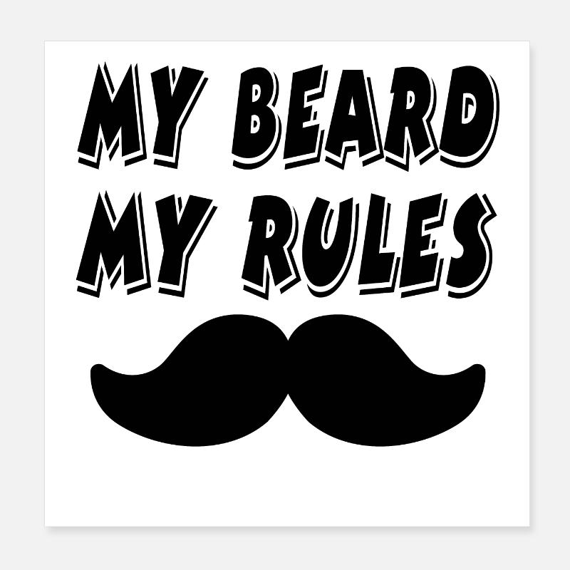 Barbe Poster 20 x 20 cm