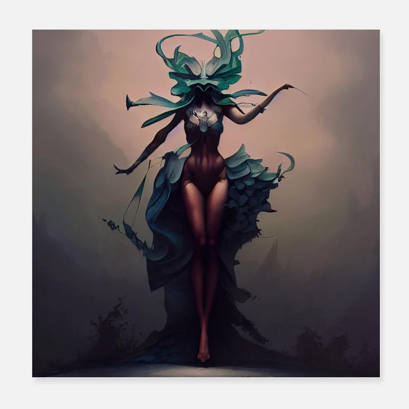 ARTWORK SPIRITUAL _02 Poster 8" x 8" (20x20 cm)