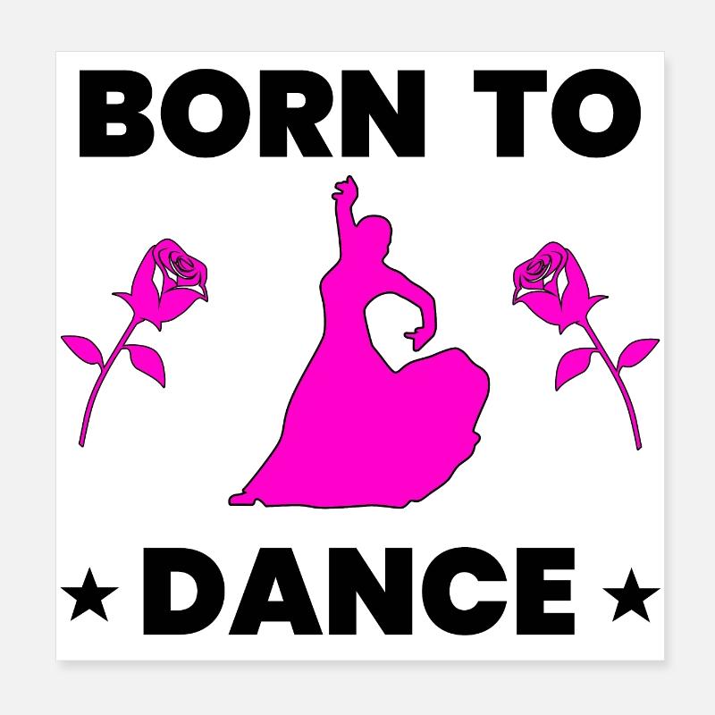 Danser Poster 20 x 20 cm
