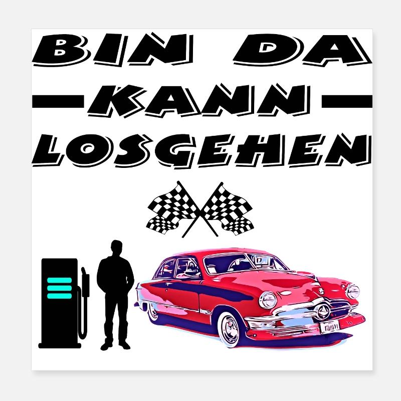 Auto Poster 20x20 cm