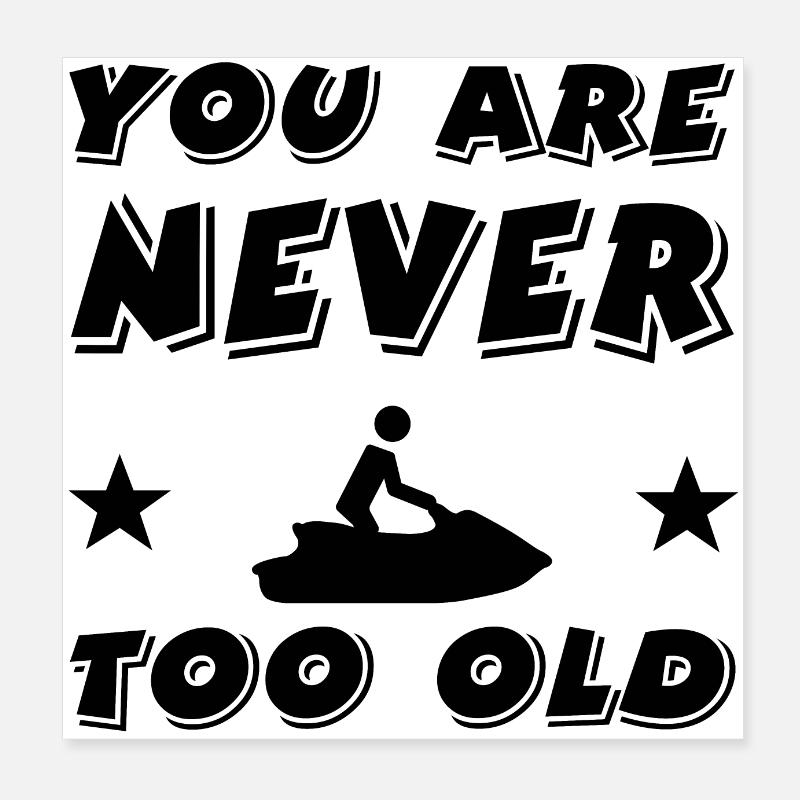 Jet ski Poster 20 x 20 cm