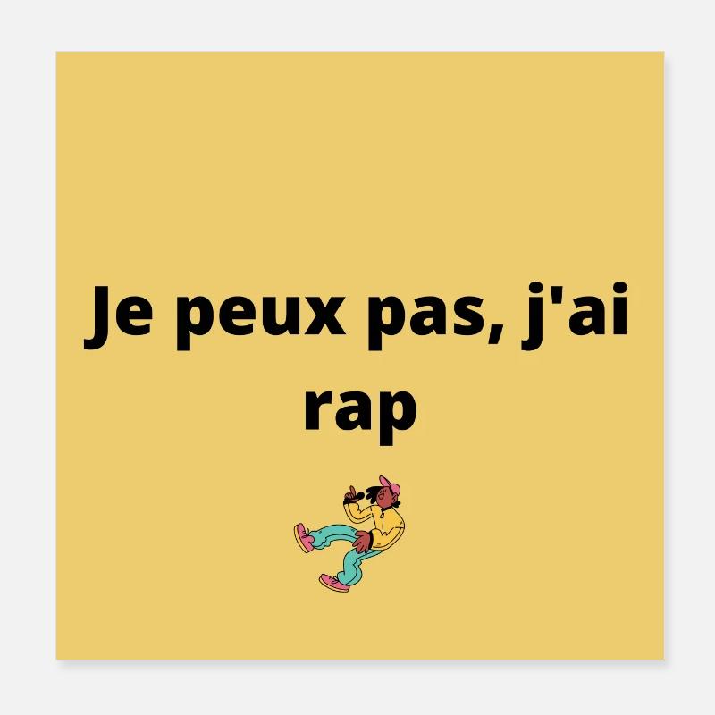 Je peux pas by 23vetements Poster 20 x 20 cm