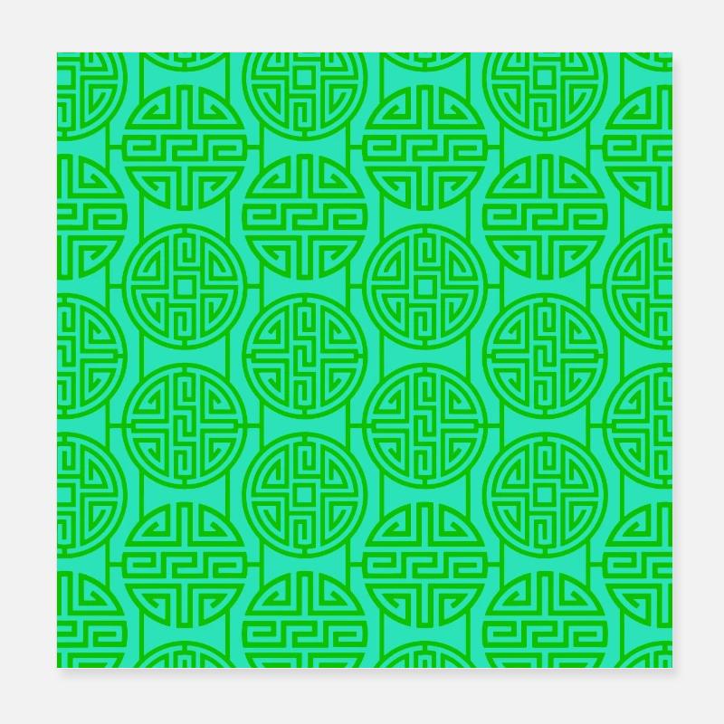 Modèle chinois Poster 20 x 20 cm