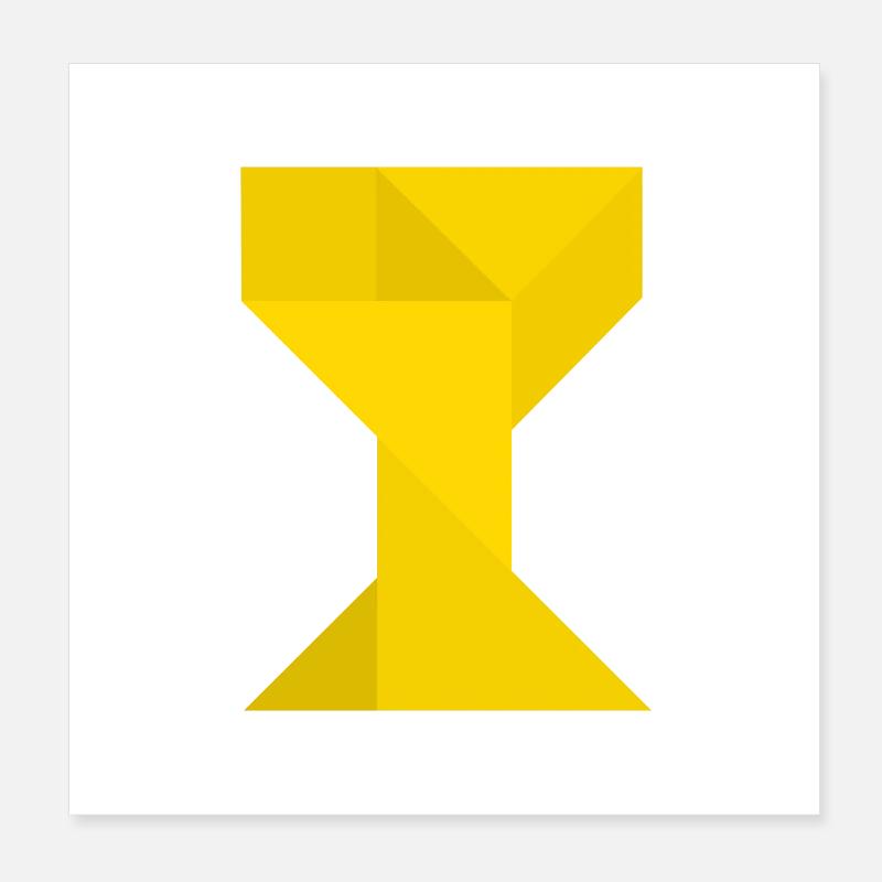 Trophée - Tangram Poster 20 x 20 cm