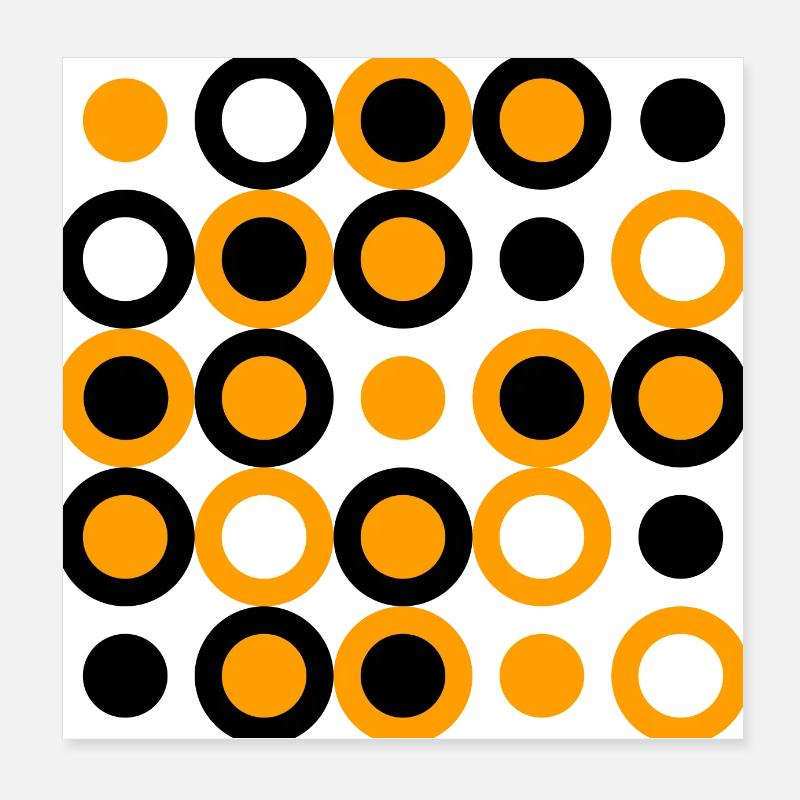 Motifs géométriques Poster 20 x 20 cm