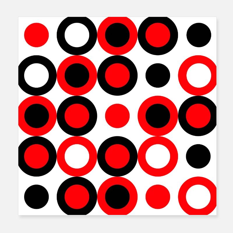 geometric patterns Poster 20x20 cm