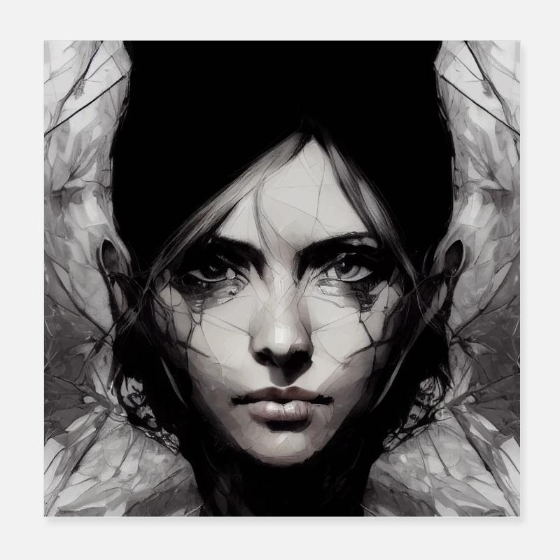 Unique Gamma Poster 8" x 8" (20x20 cm)