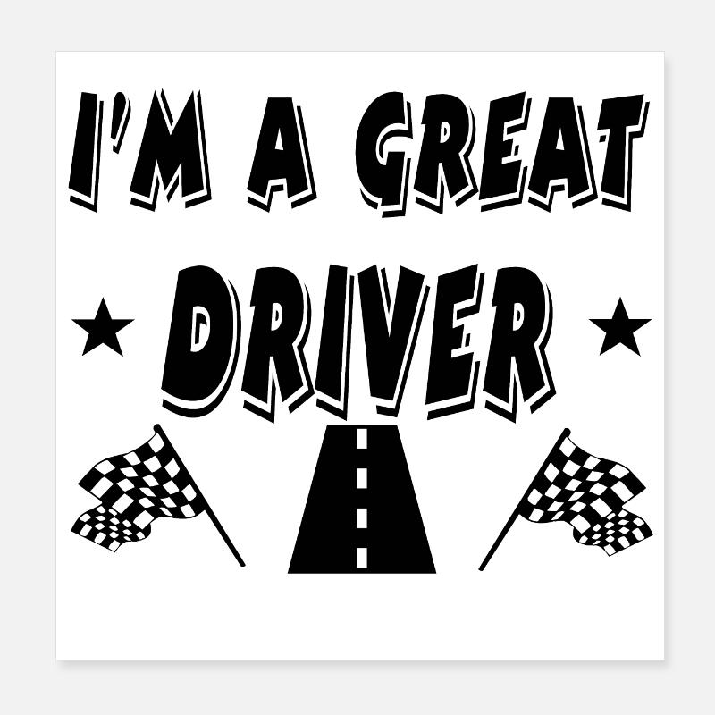Auto Poster 20x20 cm