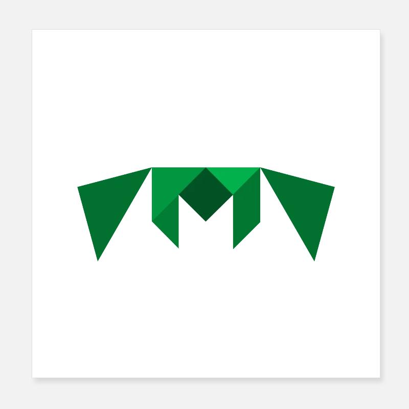 Dragon - Tangram Poster 20 x 20 cm