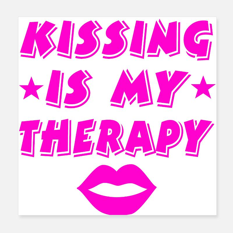 Baiser Poster 20 x 20 cm