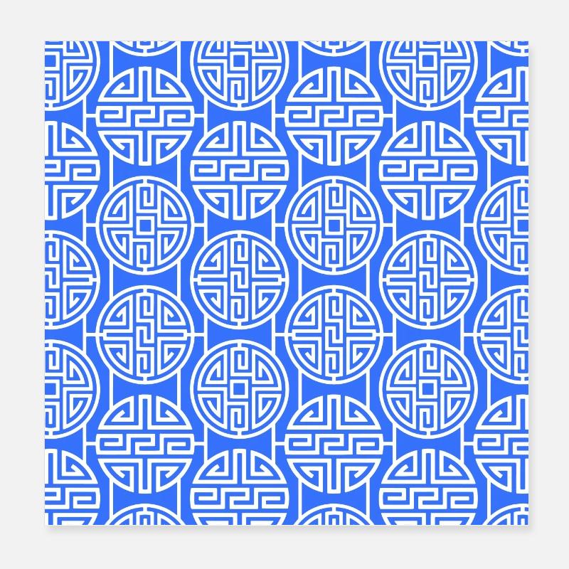 Modèle chinois Poster 20 x 20 cm