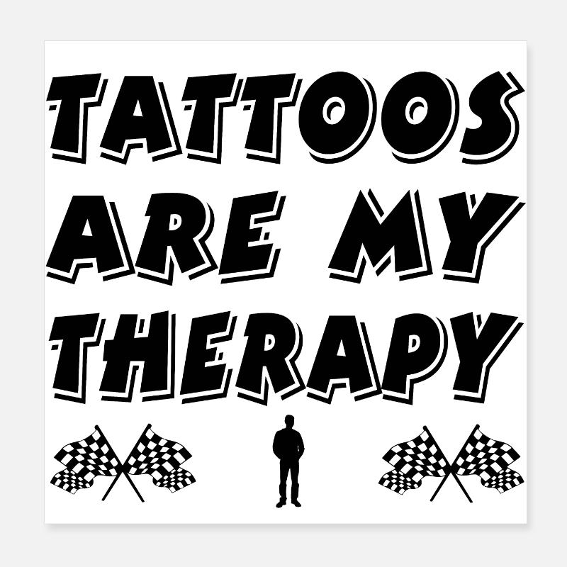 Tattoo Poster 8" x 8" (20x20 cm)