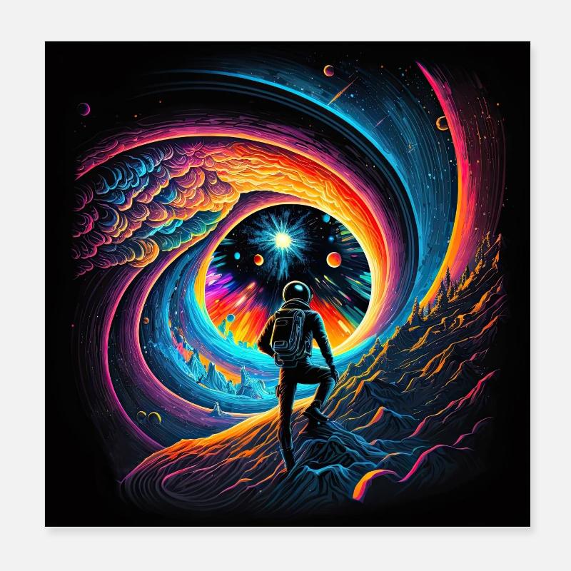 Portail de l’espace Poster 20 x 20 cm