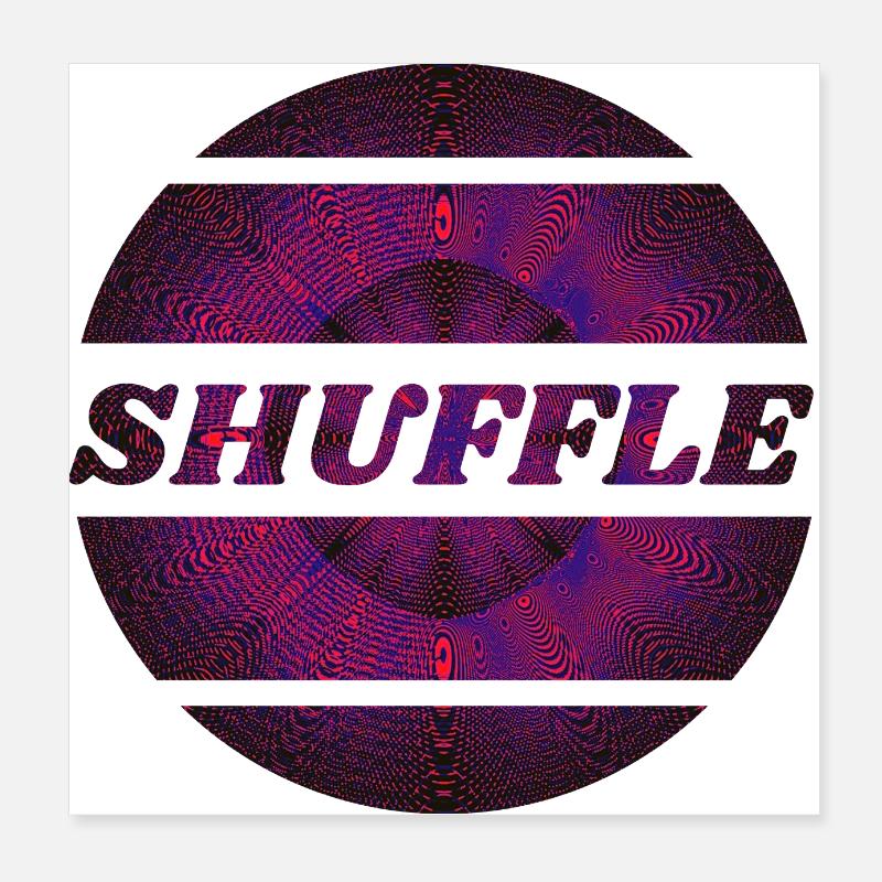 Danse shuffle Poster 20 x 20 cm