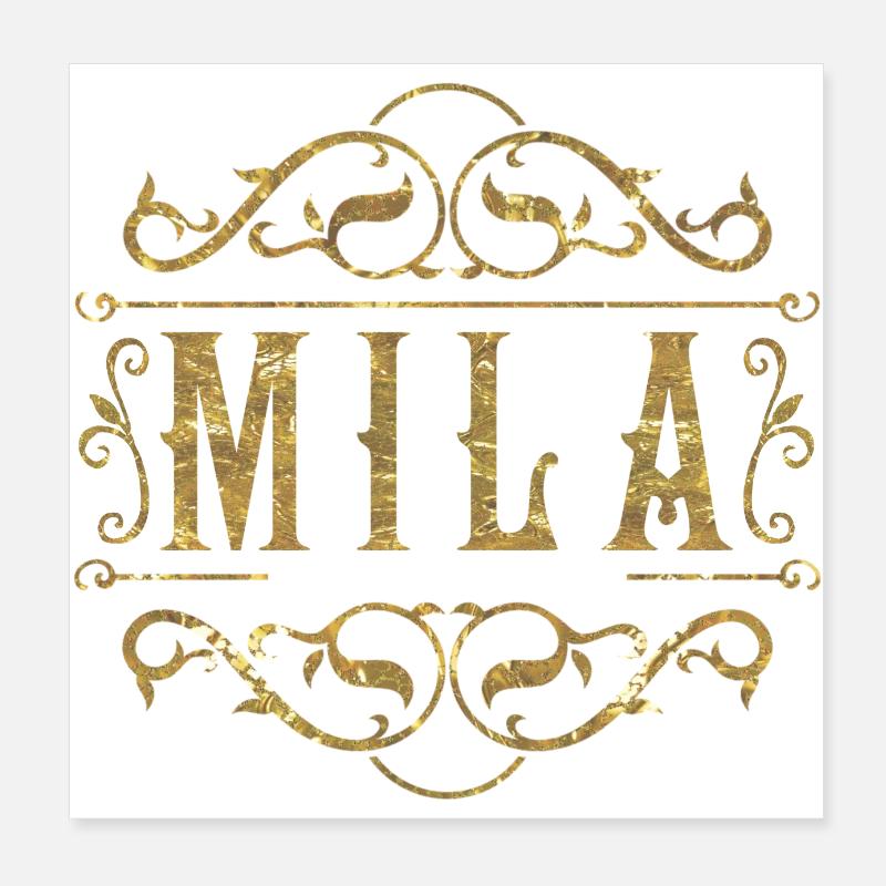 Mila or Poster 20 x 20 cm