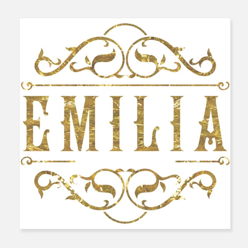 Or Émilie Poster 20 x 20 cm