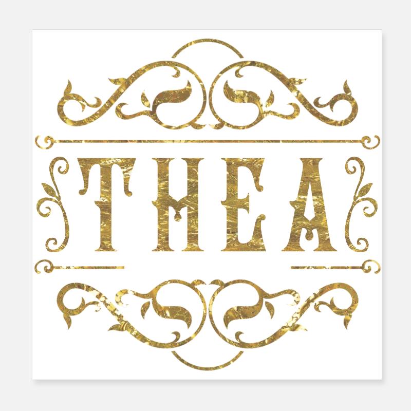 Théa d’or Poster 20 x 20 cm