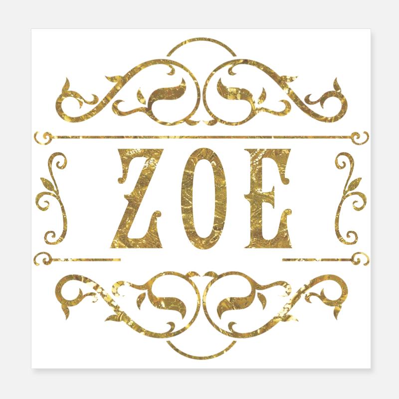 Zoé or Poster 20 x 20 cm