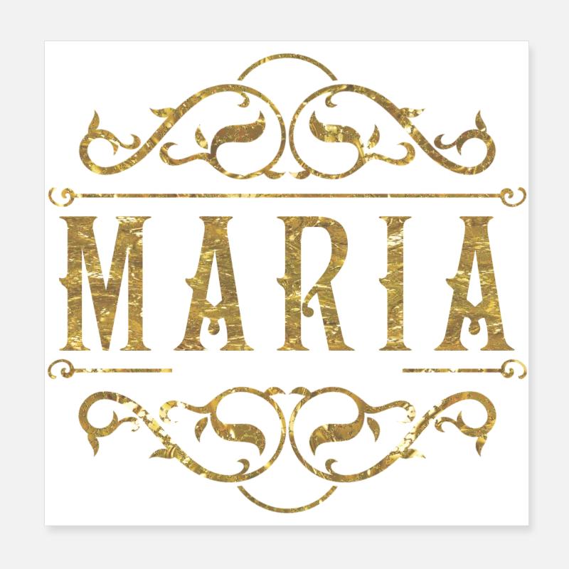 Maria or Poster 20 x 20 cm