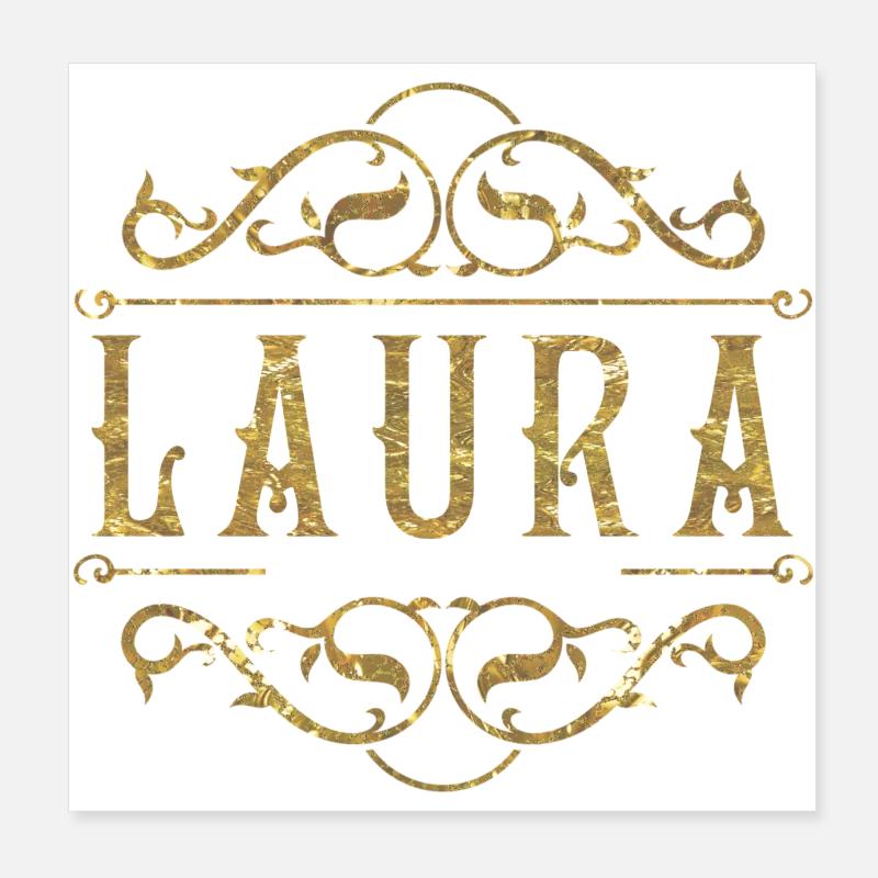 Laura or Poster 20 x 20 cm